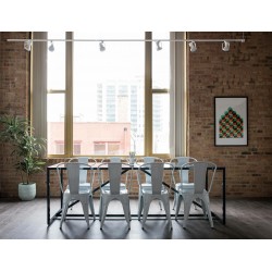 Krzesło Paris inspirowane Tolix