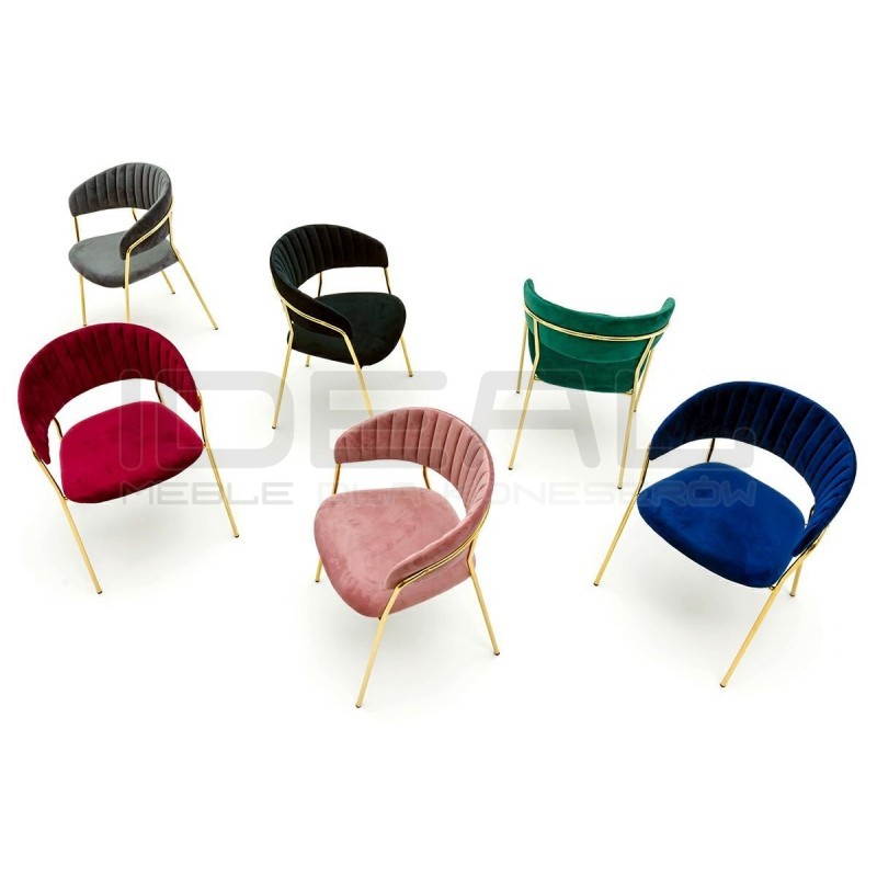 Krzesło Glamour Kubełkowe Margo