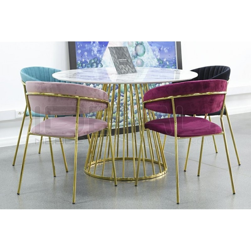 Krzesło Glamour Kubełkowe Margo