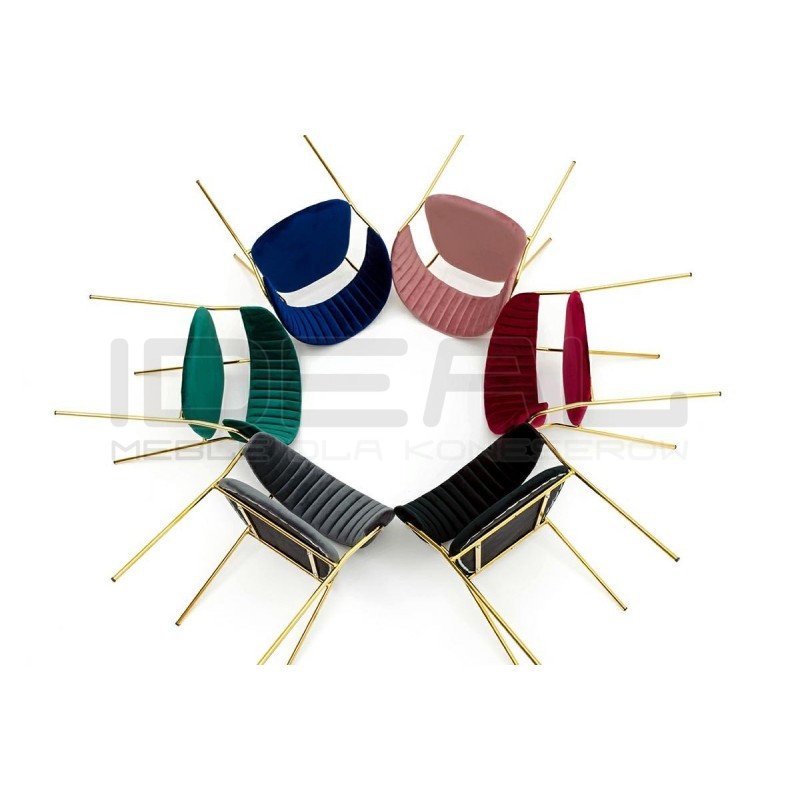 Krzesło Glamour Kubełkowe Margo