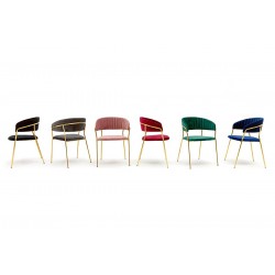 Krzesło Glamour Kubełkowe Margo