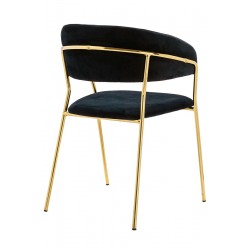 Krzesło Glamour Kubełkowe Margo