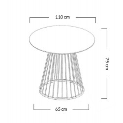 Stół Glam Marble 110