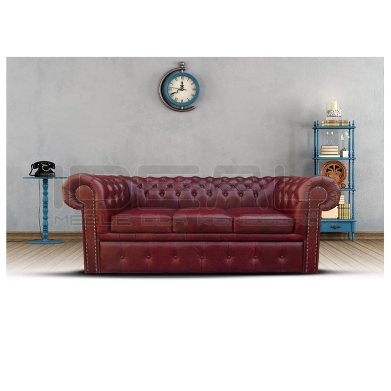 Sofa Chesterfield Classic Plus rozkładana