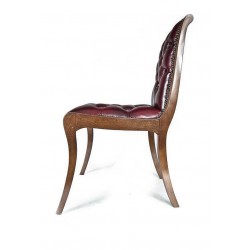 Krzesło Chesterfield Henry Plus w skórze