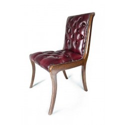 Krzesło Chesterfield Henry Plus w skórze