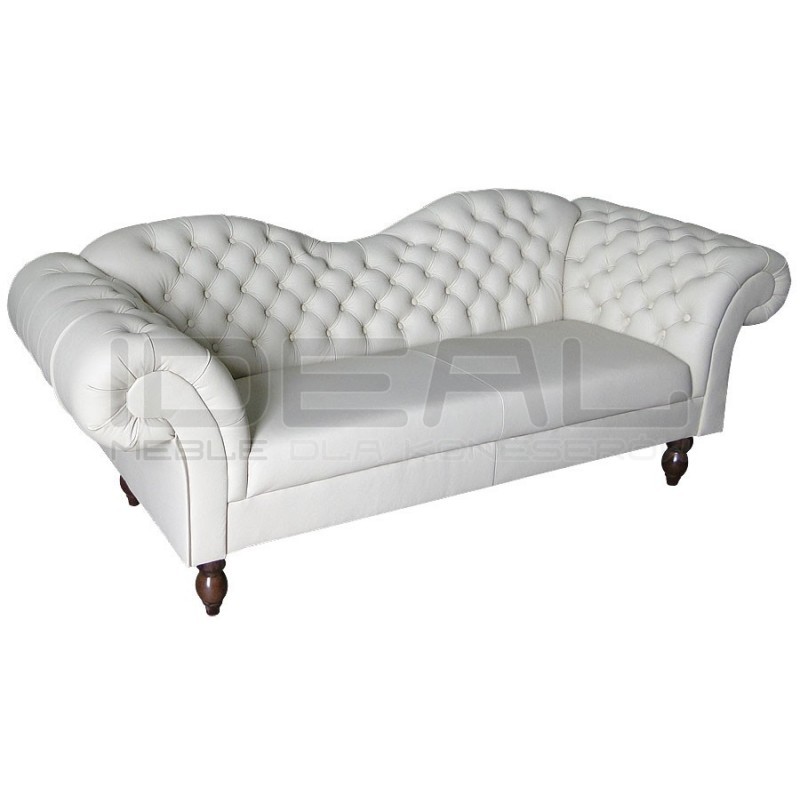 Sofa Chesterfield Victoria skóra 2 os
