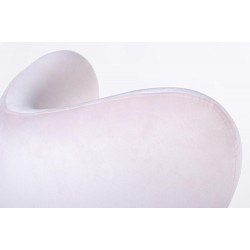 Fotel inspirowany projektem Egg szeroki velvet (tkanina welur)