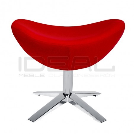 Podnóżek inspirowany projektem EGG SZEROKI (tkanina wełniana)