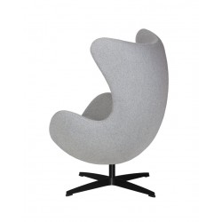 Fotel Egg classic wełna czarna podstawa