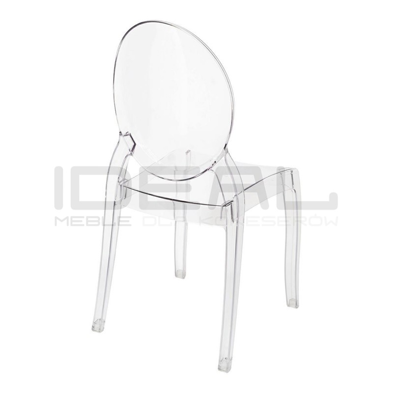 Krzesło przezroczyste ELIZABETH - poliwęglan