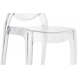 Krzesło przezroczyste ELIZABETH - poliwęglan