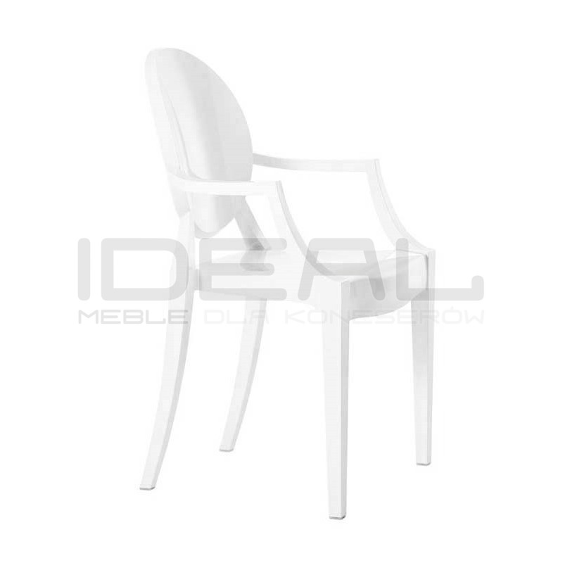 Krzesło inspirowane projektem Louis Ghost
