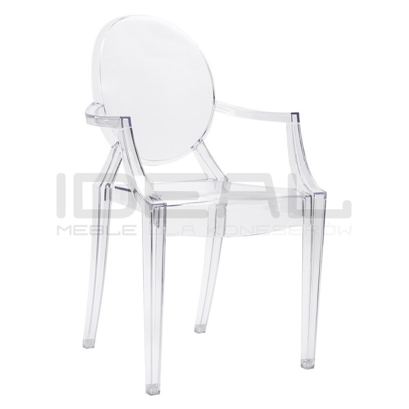 Krzesło Inspirowane Projektem Louis Ghost