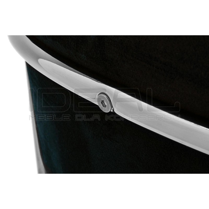 Krzesło Glamour Kubełkowe Margo chrom