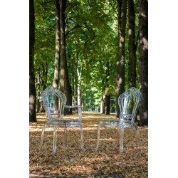 Krzesło glamour przezroczyste KING