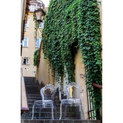 Krzesło glamour przezroczyste KING