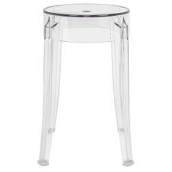 Stołek przezroczysty Charles