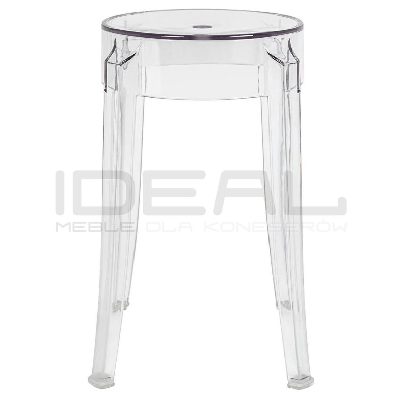 Stołek przezroczysty Charles