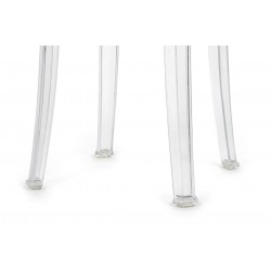 Stołek przezroczysty Charles