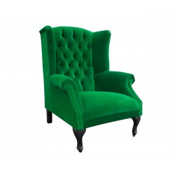 Fotel Uszak Chesterfield Szerlok