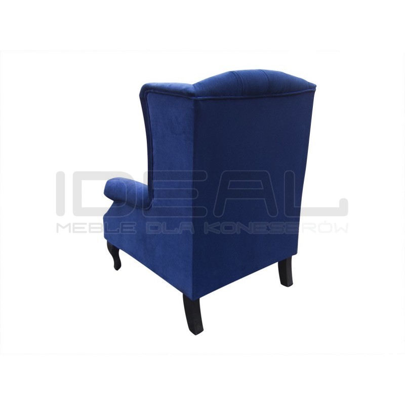 Fotel Uszak Chesterfield Szerlok