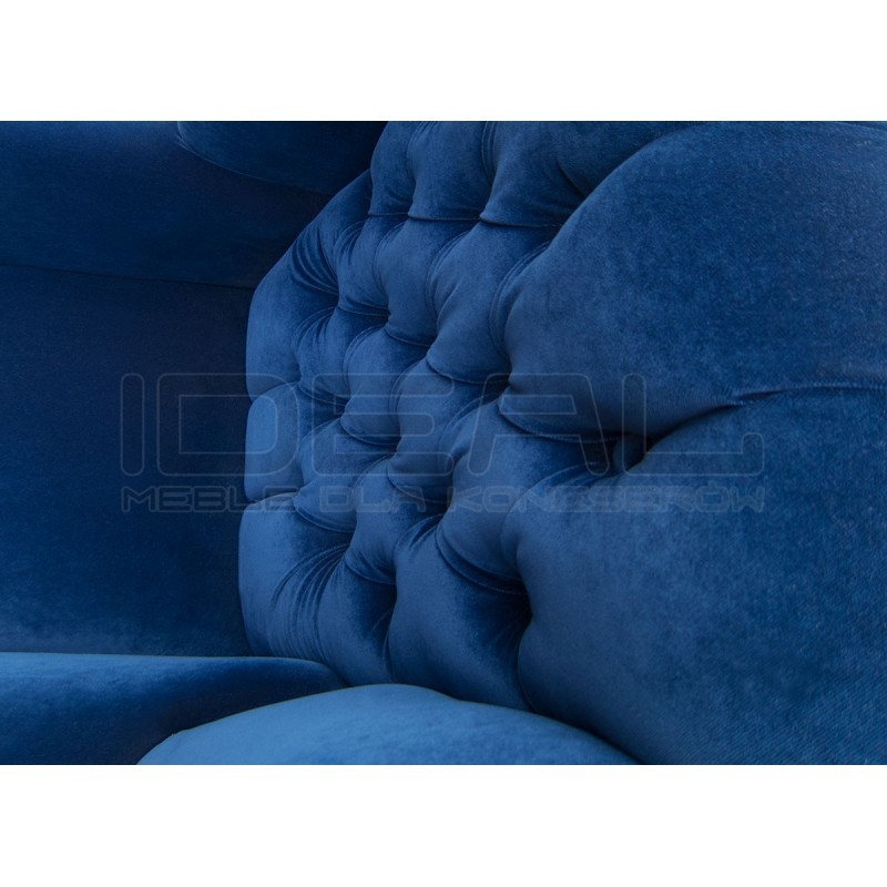 Fotel Uszak Chesterfield Szerlok