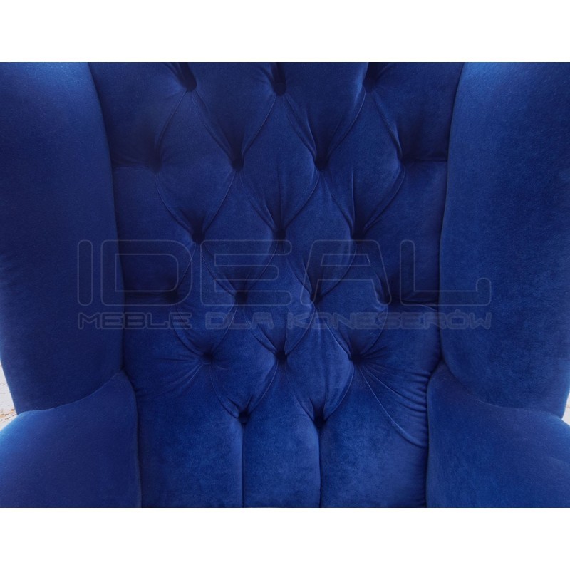 Fotel Uszak Chesterfield Szerlok