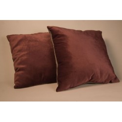 Poduszka Ozdobna Dwustronna 40X40 zestaw 2 szt (szare, zgaszony fiolet)