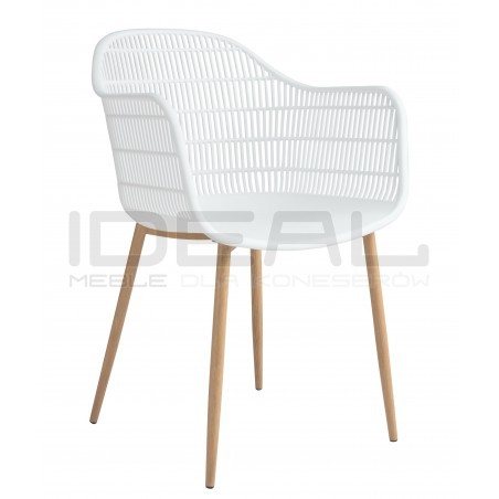 Krzesło Boho Kubełkowe Becker | IdealMeble.pl