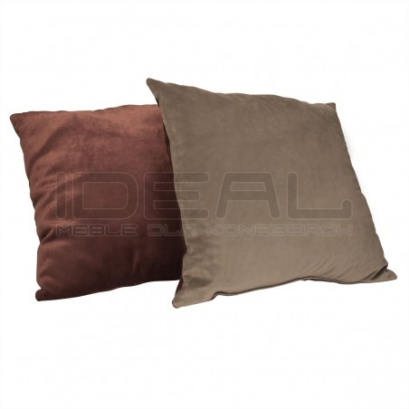 Poduszka Ozdobna Dwustronna 40X40 zestaw 2 szt (szare, zgaszony fiolet)