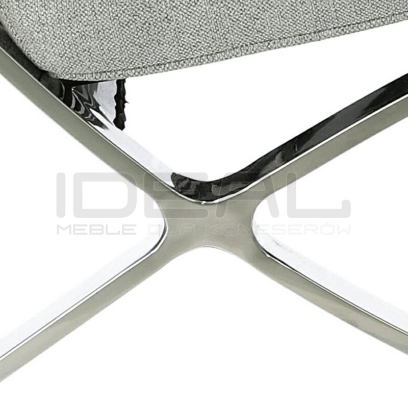 Fotel inspirowany projektem Barcelona BA1 tkanina