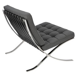 Fotel inspirowany projektem Barcelona BA1 tkanina