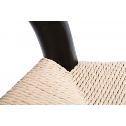 Krzesło inspirowane projektem Wishbone - Boho Wicker