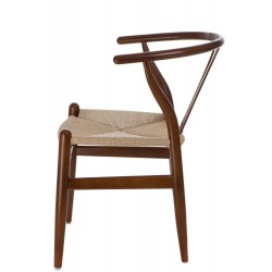 Krzesło inspirowane projektem Wishbone - Boho Wicker