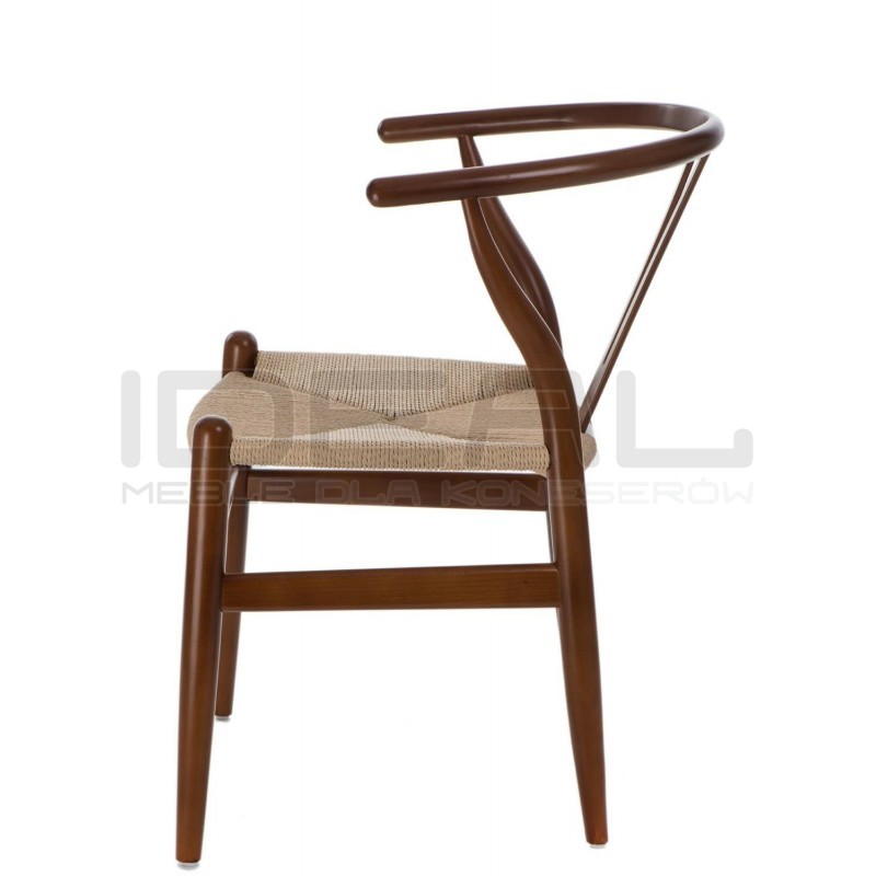 Krzesło inspirowane projektem Wishbone - Boho Wicker