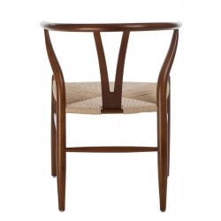 Krzesło inspirowane projektem Wishbone - Boho Wicker