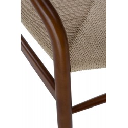 Krzesło inspirowane projektem Wishbone - Boho Wicker