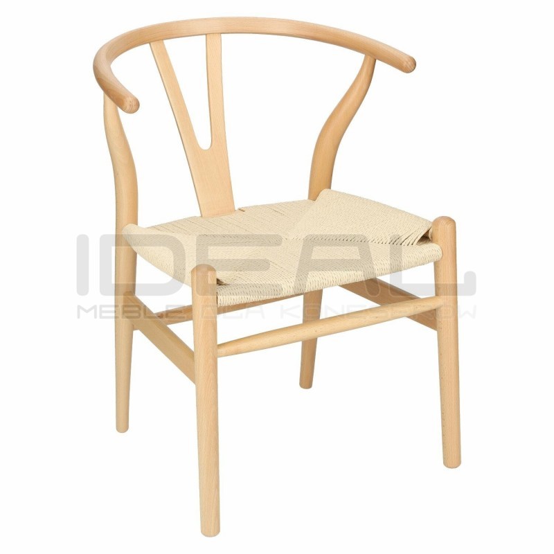 Krzesło inspirowane projektem Wishbone - Boho Wicker