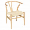 Krzesło inspirowane projektem Wishbone - Boho Wicker
