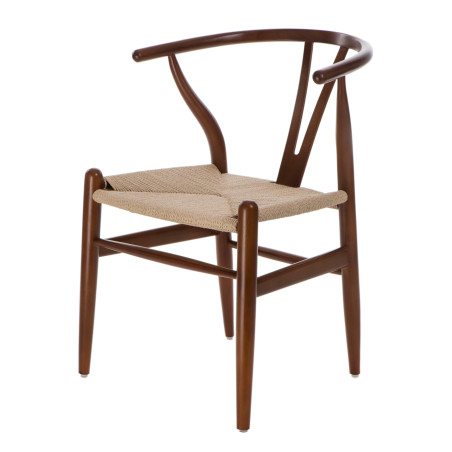 Krzesło inspirowane projektem Wishbone - Boho Wicker