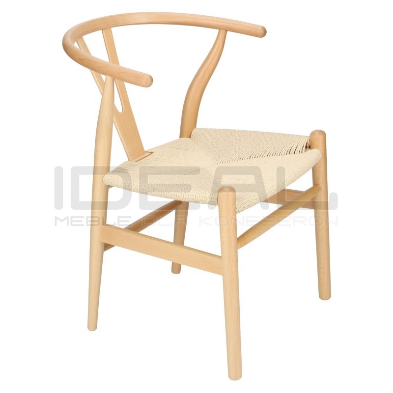 Krzesło inspirowane projektem Wishbone - Boho Wicker