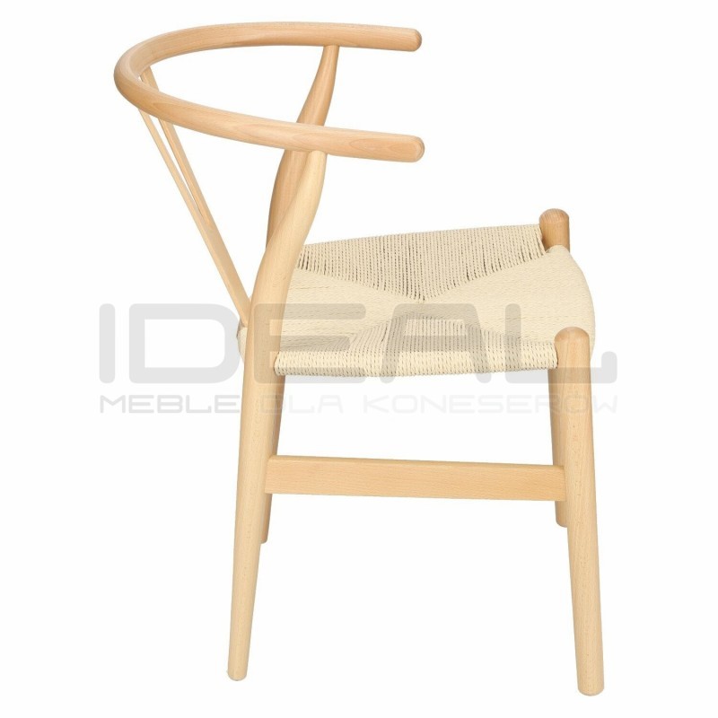 Krzesło inspirowane projektem Wishbone - Boho Wicker