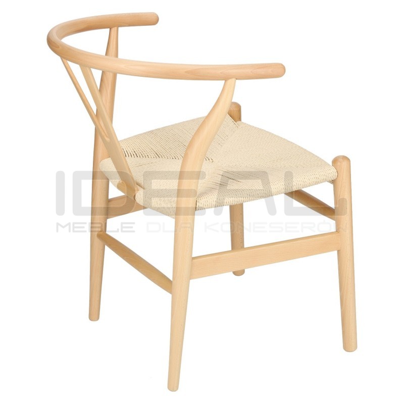 Krzesło inspirowane projektem Wishbone - Boho Wicker