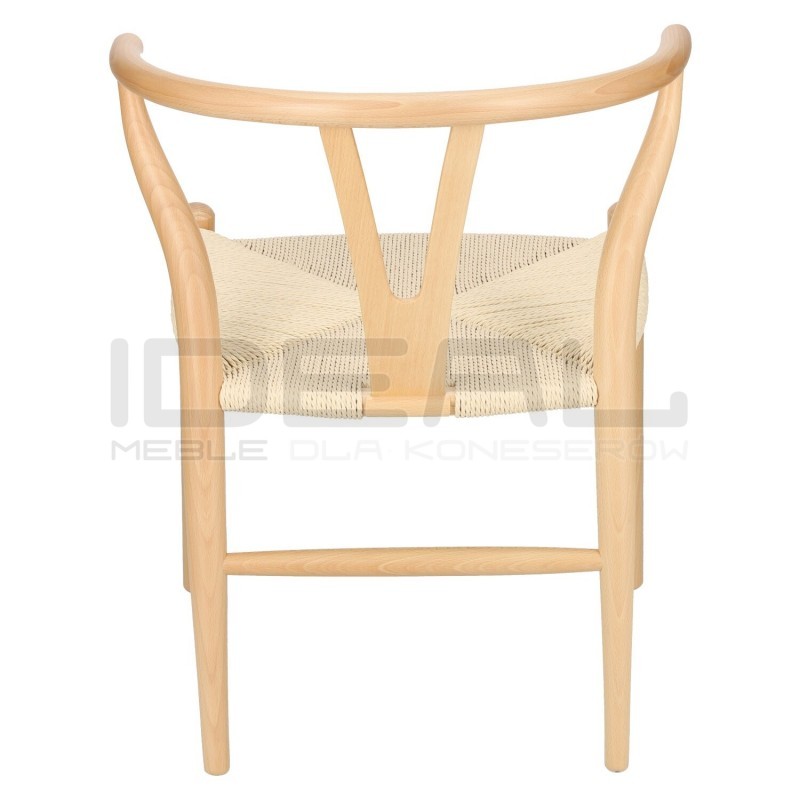 Krzesło inspirowane projektem Wishbone - Boho Wicker