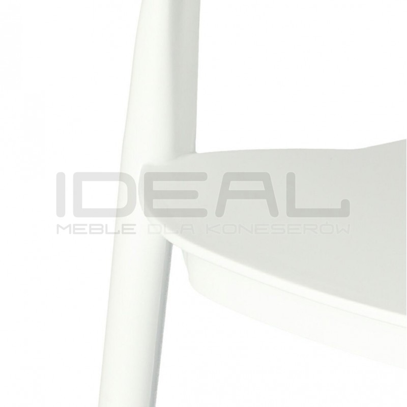 Krzesło kubełkowe Bow - nowoczesne, sztaplowane krzesło