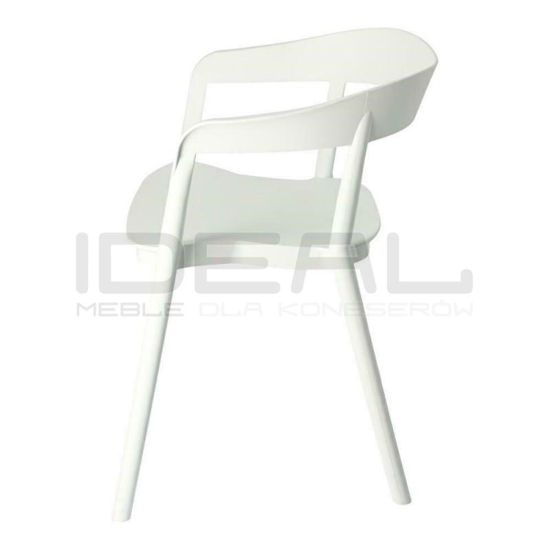 Krzesło kubełkowe Bow - nowoczesne, sztaplowane krzesło