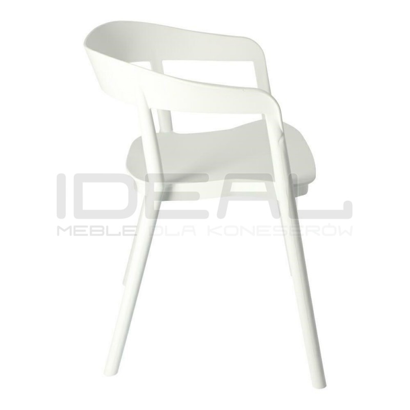 Krzesło kubełkowe Bow - nowoczesne, sztaplowane krzesło