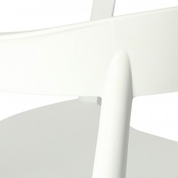 Krzesło kubełkowe Bow - nowoczesne, sztaplowane krzesło