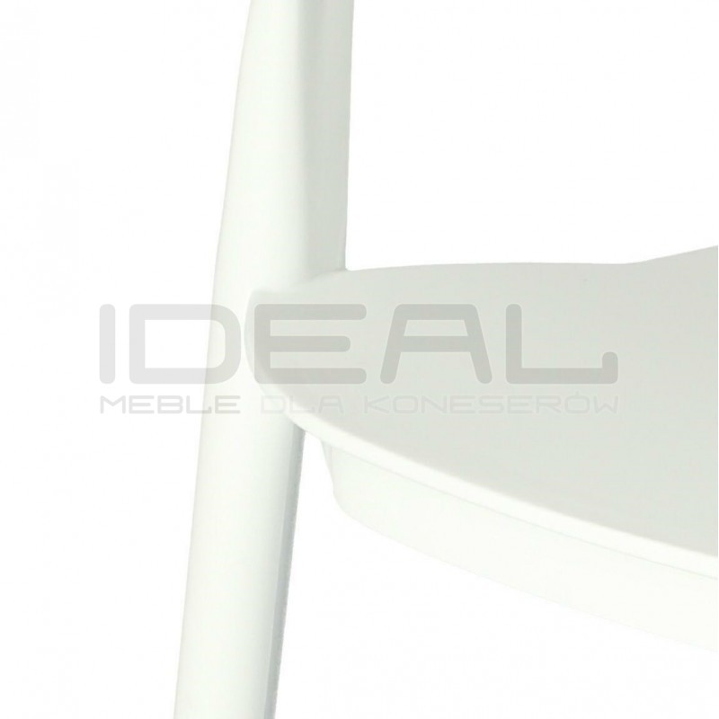 Krzesło kubełkowe Bow - nowoczesne, sztaplowane krzesło